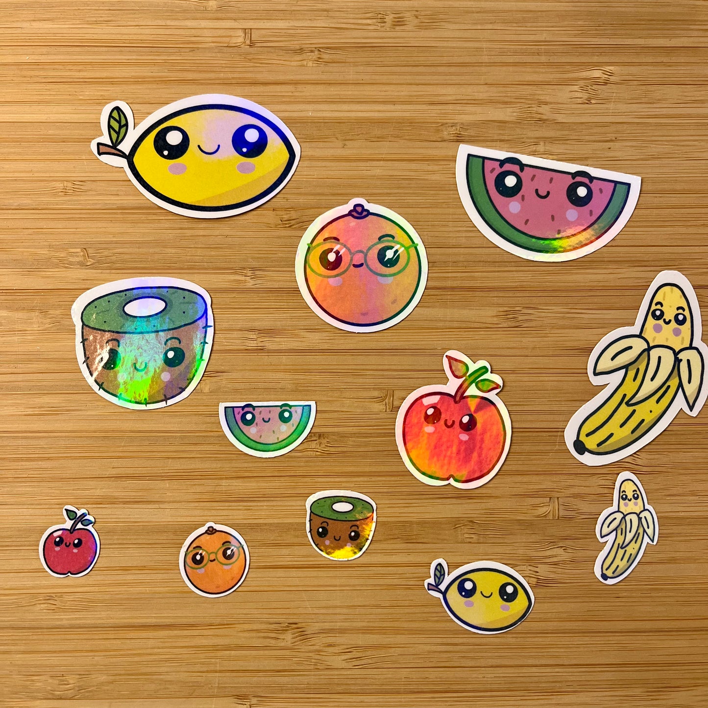 Fruit Holo Sticker Pack