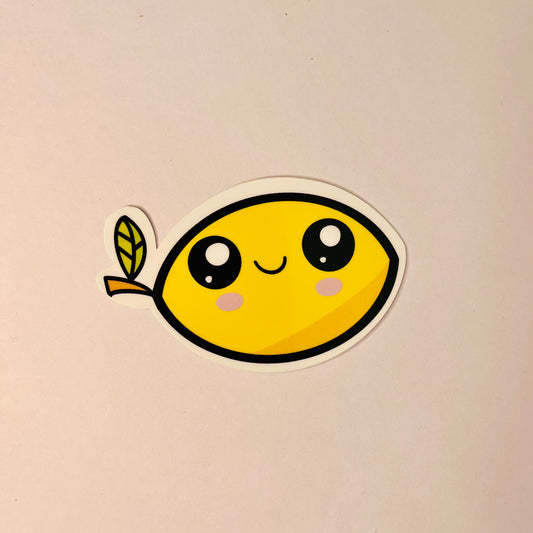 Lemon Vinyl Sticker